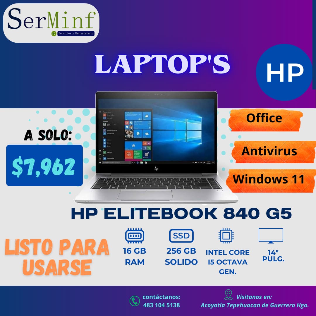 LAPTOP HP ELITEBOOK 840 G5